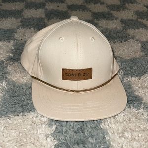 Cash & Co beige baseball hat - baby/toddler